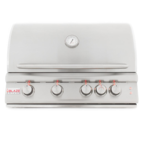 BLAZE 32 INCH 4-BURNER LTE GAS GRILL WITH REAR BURNER AND BUILT-IN LIGHTING SYSTEM