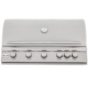 BLAZE 40 INCH 5-BURNER LTE GAS GRILL WITH REAR BURNER AND BUILT-IN LIGHTING SYSTEM