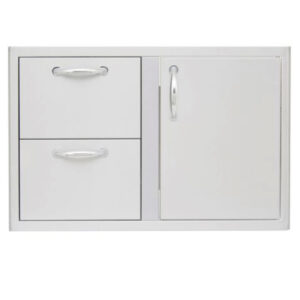 BLAZE 32 INCH ACCESS DOOR & DOUBLE DRAWER COMBO