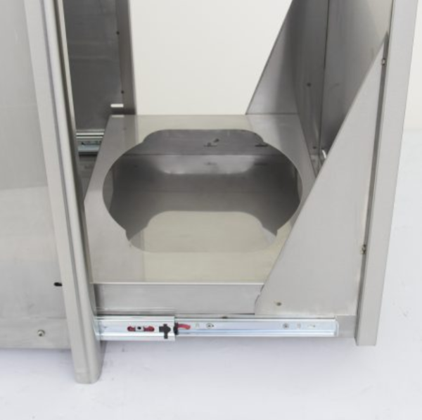 20-Inch Stainless Steel Roll-Out Trash / Propane Tank Drawer - Imagen 2
